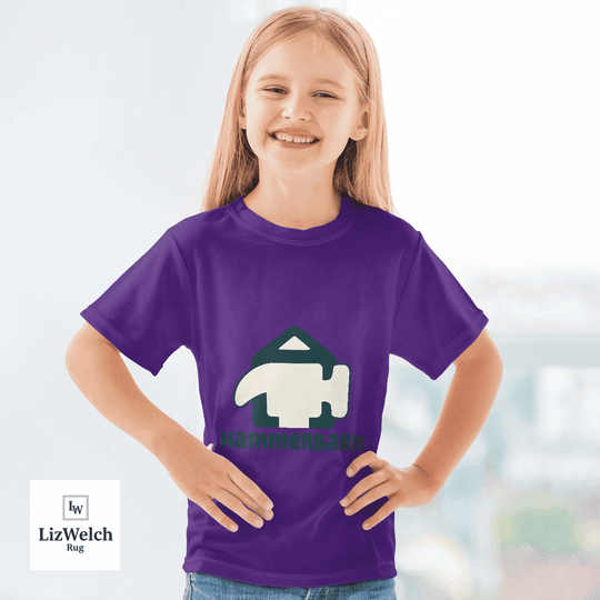 Hammerbarn (Dark Green Text) Shirt - Kid Shirt (Sizes For 1-8 Years Old)