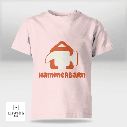 Hammerbarn (Orange Text) Shirt - Kid Shirt (Sizes For 1-8 Years Old)