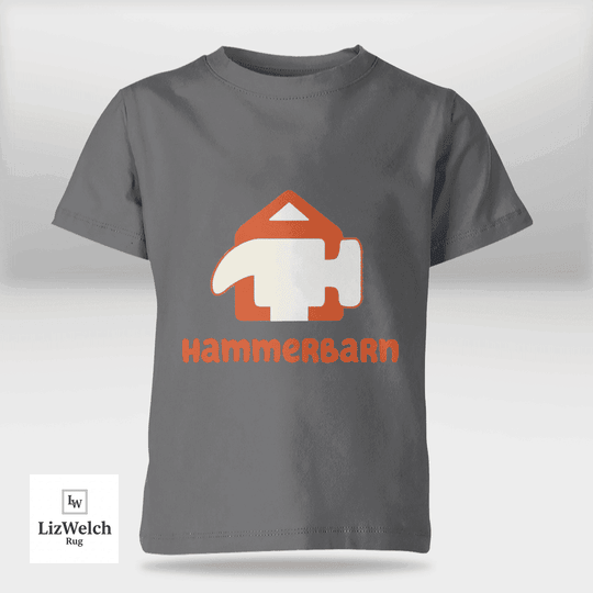 Hammerbarn (Orange Text) Shirt - Kid Shirt (Sizes For 1-8 Years Old)