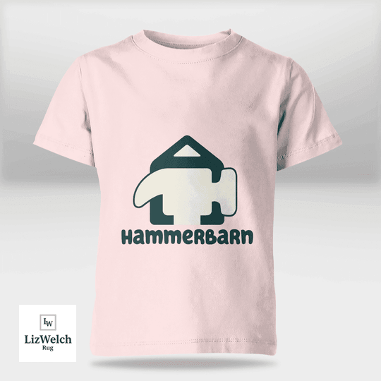 Hammerbarn (Dark Green Text) Shirt - Kid Shirt (Sizes For 1-8 Years Old)