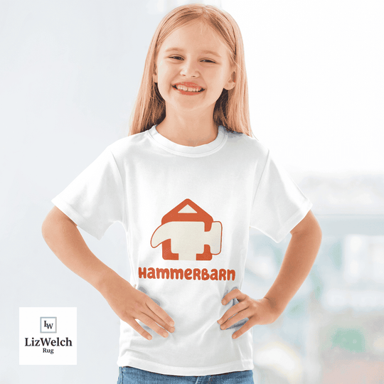 Hammerbarn (Orange Text) Shirt - Kid Shirt (Sizes For 1-8 Years Old)
