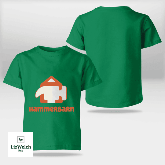 Hammerbarn (Orange Text) Shirt - Kid Shirt (Sizes For 1-8 Years Old)