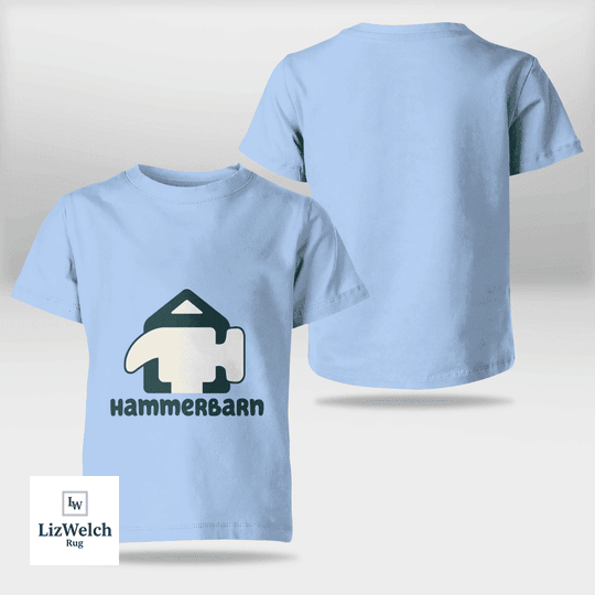 Hammerbarn (Dark Green Text) Shirt - Kid Shirt (Sizes For 1-8 Years Old)