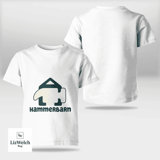 Hammerbarn (Dark Green Text) Shirt - Kid Shirt (Sizes For 1-8 Years Old)