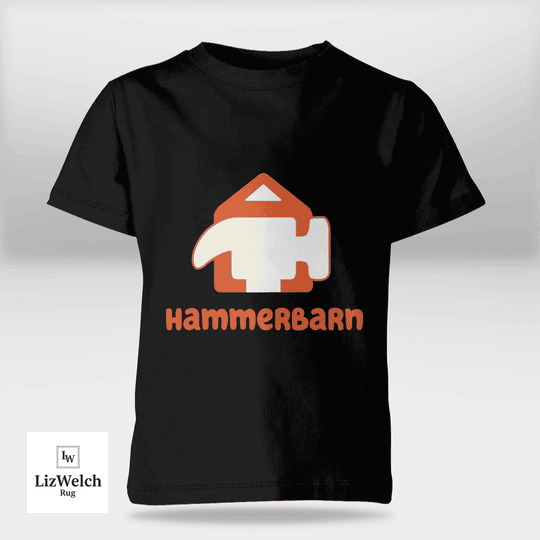 Hammerbarn (Orange Text) Shirt - Kid Shirt (Sizes For 1-8 Years Old)
