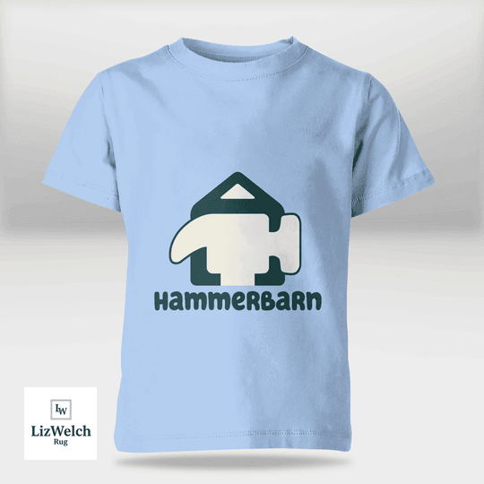Hammerbarn (Dark Green Text) Shirt - Kid Shirt (Sizes For 1-8 Years Old)