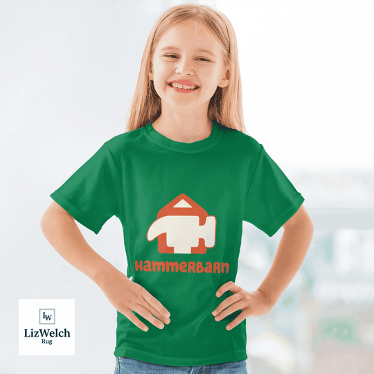 Hammerbarn (Orange Text) Shirt - Kid Shirt (Sizes For 1-8 Years Old)