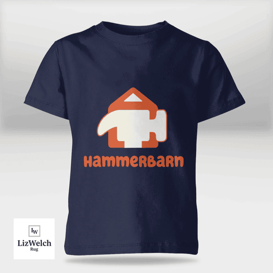 Hammerbarn (Orange Text) Shirt - Kid Shirt (Sizes For 1-8 Years Old)