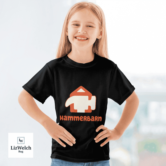 Hammerbarn (Orange Text) Shirt - Kid Shirt (Sizes For 1-8 Years Old)