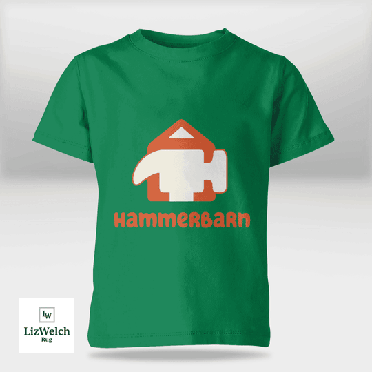 Hammerbarn (Orange Text) Shirt - Kid Shirt (Sizes For 1-8 Years Old)
