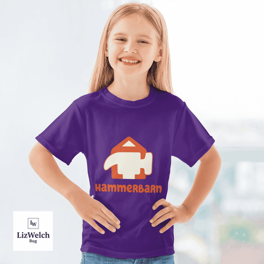 Hammerbarn (Orange Text) Shirt - Kid Shirt (Sizes For 1-8 Years Old)