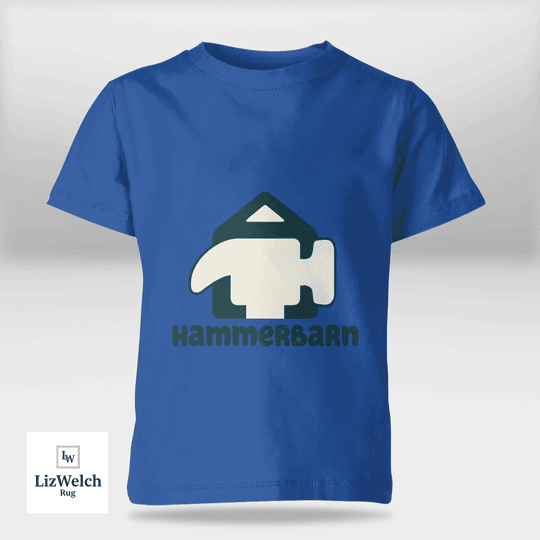 Hammerbarn (Dark Green Text) Shirt - Kid Shirt (Sizes For 1-8 Years Old)