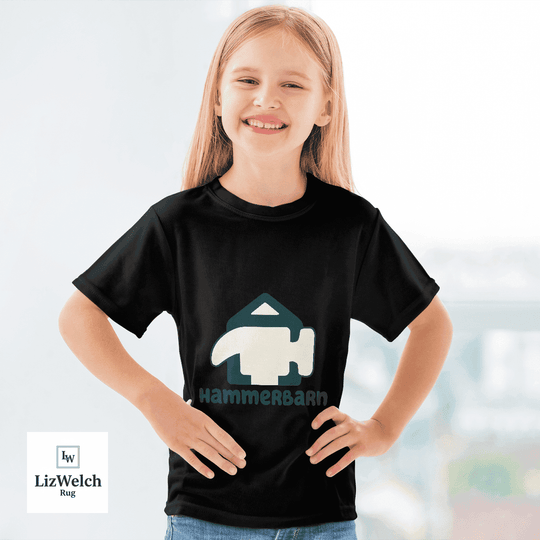 Hammerbarn (Dark Green Text) Shirt - Kid Shirt (Sizes For 1-8 Years Old)