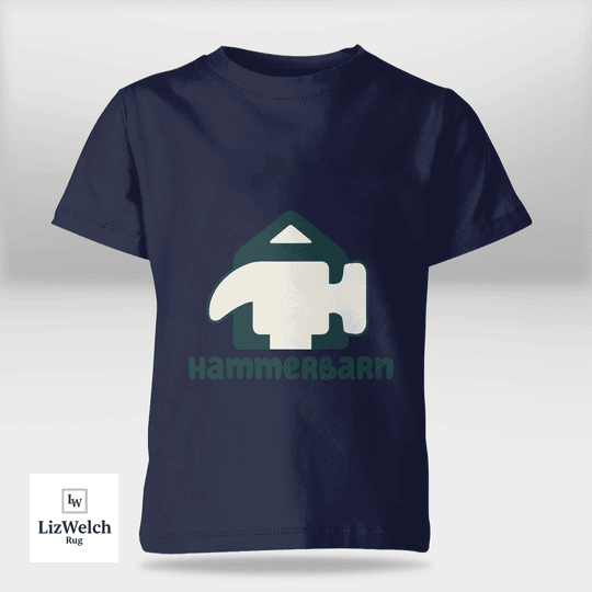 Hammerbarn (Dark Green Text) Shirt - Kid Shirt (Sizes For 1-8 Years Old)