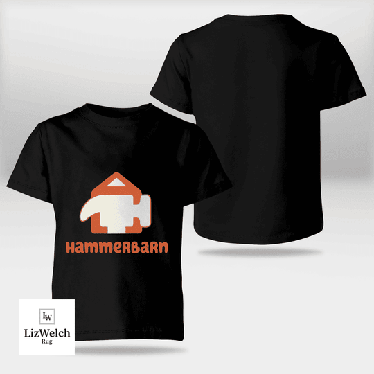 Hammerbarn (Orange Text) Shirt - Kid Shirt (Sizes For 1-8 Years Old)