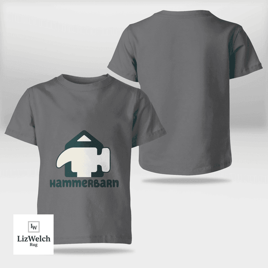 Hammerbarn (Dark Green Text) Shirt - Kid Shirt (Sizes For 1-8 Years Old)