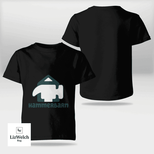 Hammerbarn (Dark Green Text) Shirt - Kid Shirt (Sizes For 1-8 Years Old)