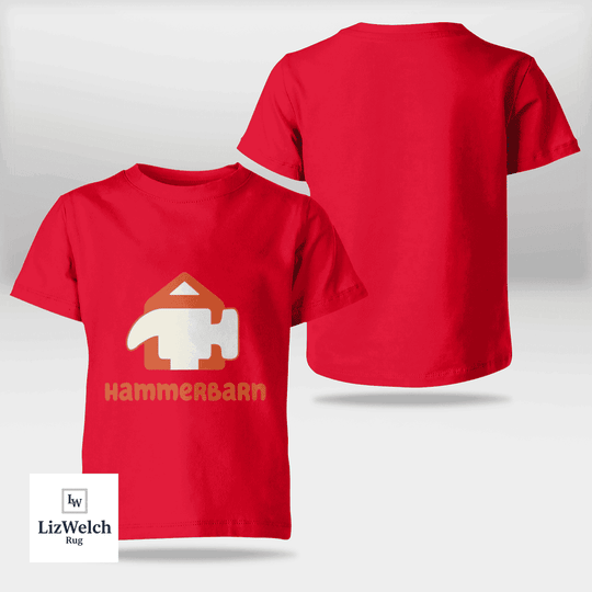 Hammerbarn (Orange Text) Shirt - Kid Shirt (Sizes For 1-8 Years Old)