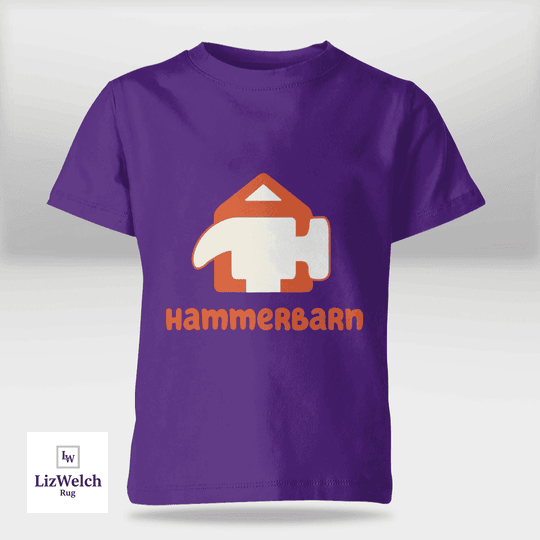 Hammerbarn (Orange Text) Shirt - Kid Shirt (Sizes For 1-8 Years Old)