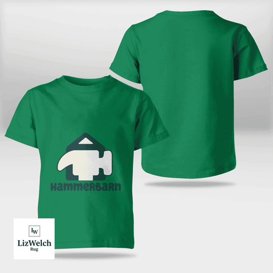 Hammerbarn (Dark Green Text) Shirt - Kid Shirt (Sizes For 1-8 Years Old)