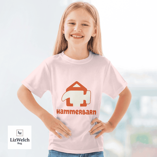 Hammerbarn (Orange Text) Shirt - Kid Shirt (Sizes For 1-8 Years Old)