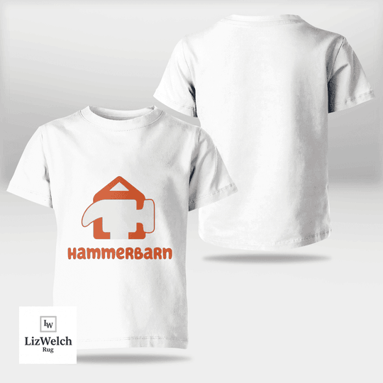Hammerbarn (Orange Text) Shirt - Kid Shirt (Sizes For 1-8 Years Old)
