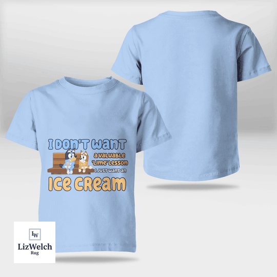 Ice Cream Ver 1 Shirt - Kid Shirt (Sizes For 1-8 Years Old)