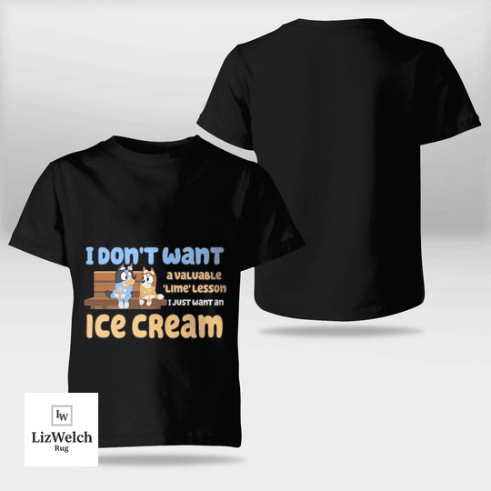 Ice Cream Ver 1 Shirt - Kid Shirt (Sizes For 1-8 Years Old)