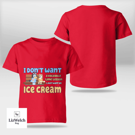 Ice Cream Ver 1 Shirt - Kid Shirt (Sizes For 1-8 Years Old)