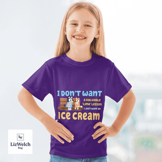 Ice Cream Ver 1 Shirt - Kid Shirt (Sizes For 1-8 Years Old)