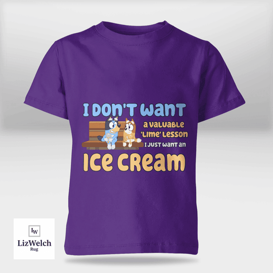 Ice Cream Ver 1 Shirt - Kid Shirt (Sizes For 1-8 Years Old)