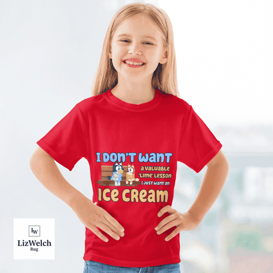 Ice Cream Ver 1 Shirt - Kid Shirt (Sizes For 1-8 Years Old)