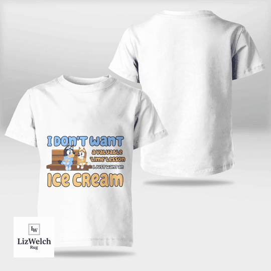 Ice Cream Ver 1 Shirt - Kid Shirt (Sizes For 1-8 Years Old)