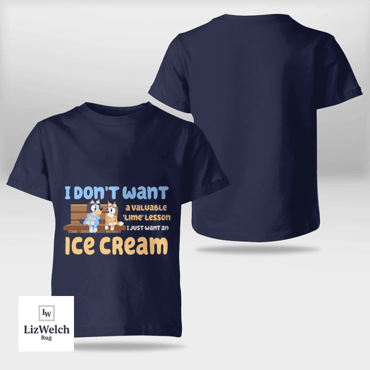 Ice Cream Ver 1 Shirt - Kid Shirt (Sizes For 1-8 Years Old)