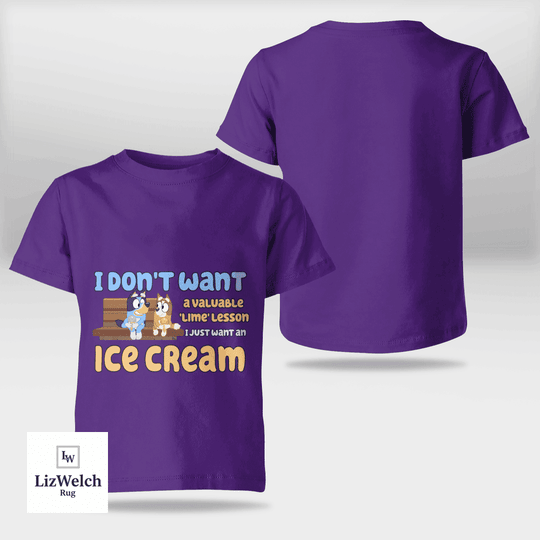 Ice Cream Ver 1 Shirt - Kid Shirt (Sizes For 1-8 Years Old)