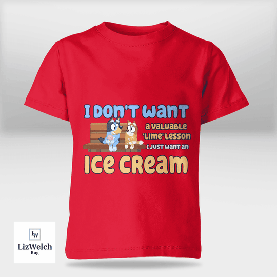 Ice Cream Ver 1 Shirt - Kid Shirt (Sizes For 1-8 Years Old)