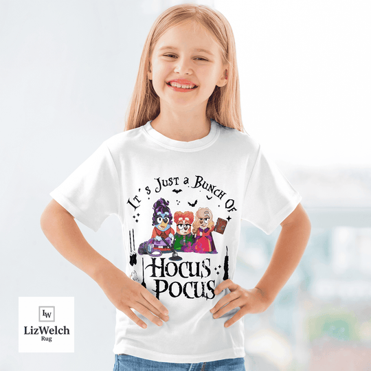 IT'S JUST A BUNCH OF HOCUS POCUS - Kid Shirt (Sizes For 1-8 Years Old)