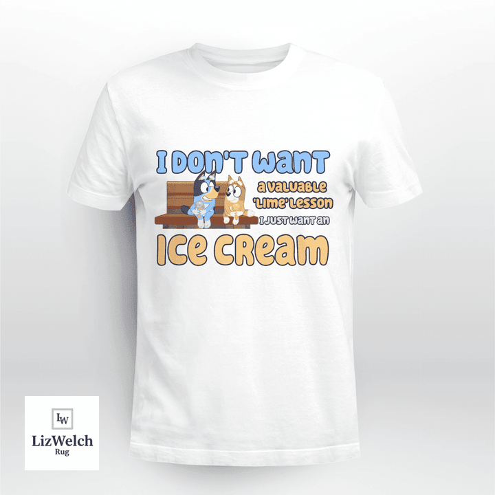 Ice Cream Shirt, Lime Lesson Shirt Ver 2 - Unisex Adult T-Shirt, Long Sleeve Tee, Sweatshirt, Hoodie