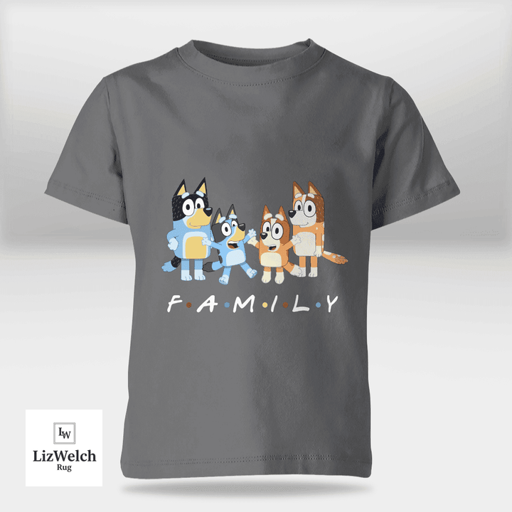 Family Shirt (White Text) - Kid Shirt (Sizes For 1-8 Years Old)