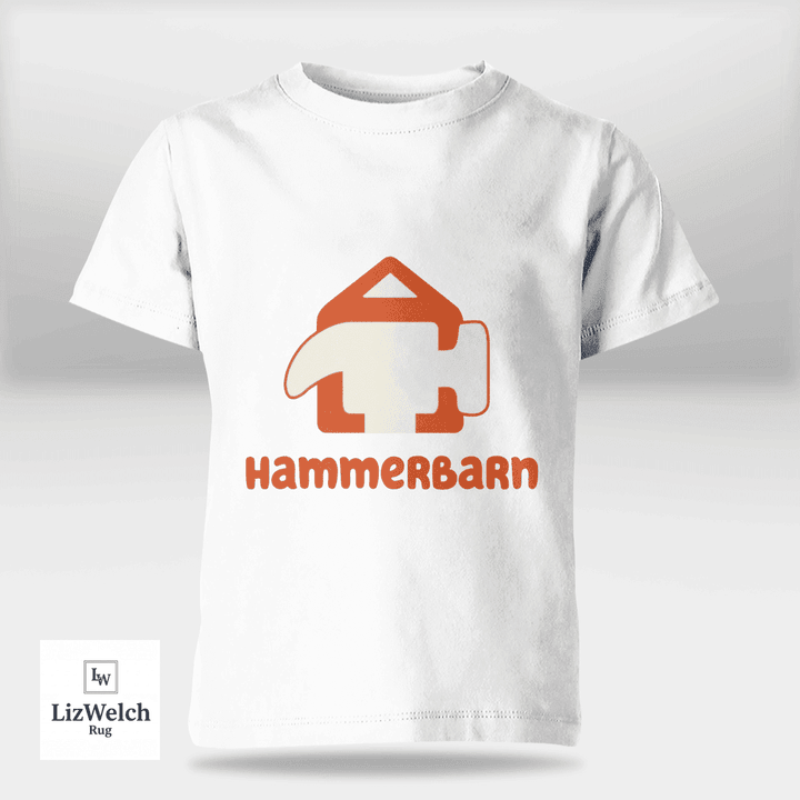 Hammerbarn (Orange Text) Shirt - Kid Shirt (Sizes For 1-8 Years Old)