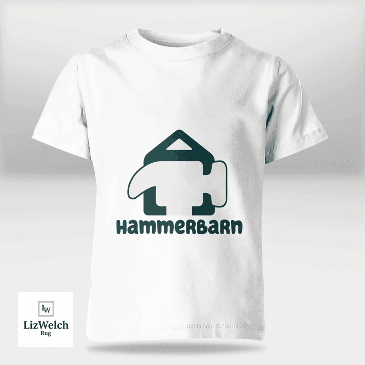Hammerbarn (Dark Green Text) Shirt - Kid Shirt (Sizes For 1-8 Years Old)