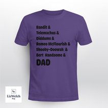 Dad nickname (Black Text) - Unisex Adult T-Shirt, Long Sleeve Tee, Sweatshirt, Hoodie