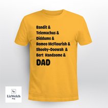 Dad nickname (Black Text) - Unisex Adult T-Shirt, Long Sleeve Tee, Sweatshirt, Hoodie