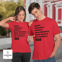 Dad nickname (Black Text) - Unisex Adult T-Shirt, Long Sleeve Tee, Sweatshirt, Hoodie