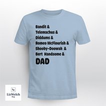 Dad nickname (Black Text) - Unisex Adult T-Shirt, Long Sleeve Tee, Sweatshirt, Hoodie