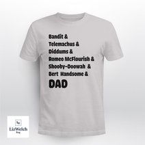 Dad nickname (Black Text) - Unisex Adult T-Shirt, Long Sleeve Tee, Sweatshirt, Hoodie