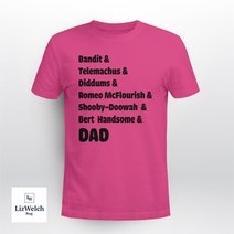 Dad nickname (Black Text) - Unisex Adult T-Shirt, Long Sleeve Tee, Sweatshirt, Hoodie