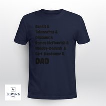 Dad nickname (Black Text) - Unisex Adult T-Shirt, Long Sleeve Tee, Sweatshirt, Hoodie