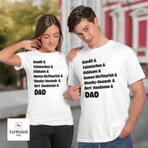 Dad nickname (Black Text) - Unisex Adult T-Shirt, Long Sleeve Tee, Sweatshirt, Hoodie