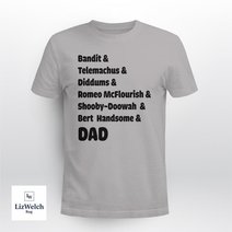Dad nickname (Black Text) - Unisex Adult T-Shirt, Long Sleeve Tee, Sweatshirt, Hoodie